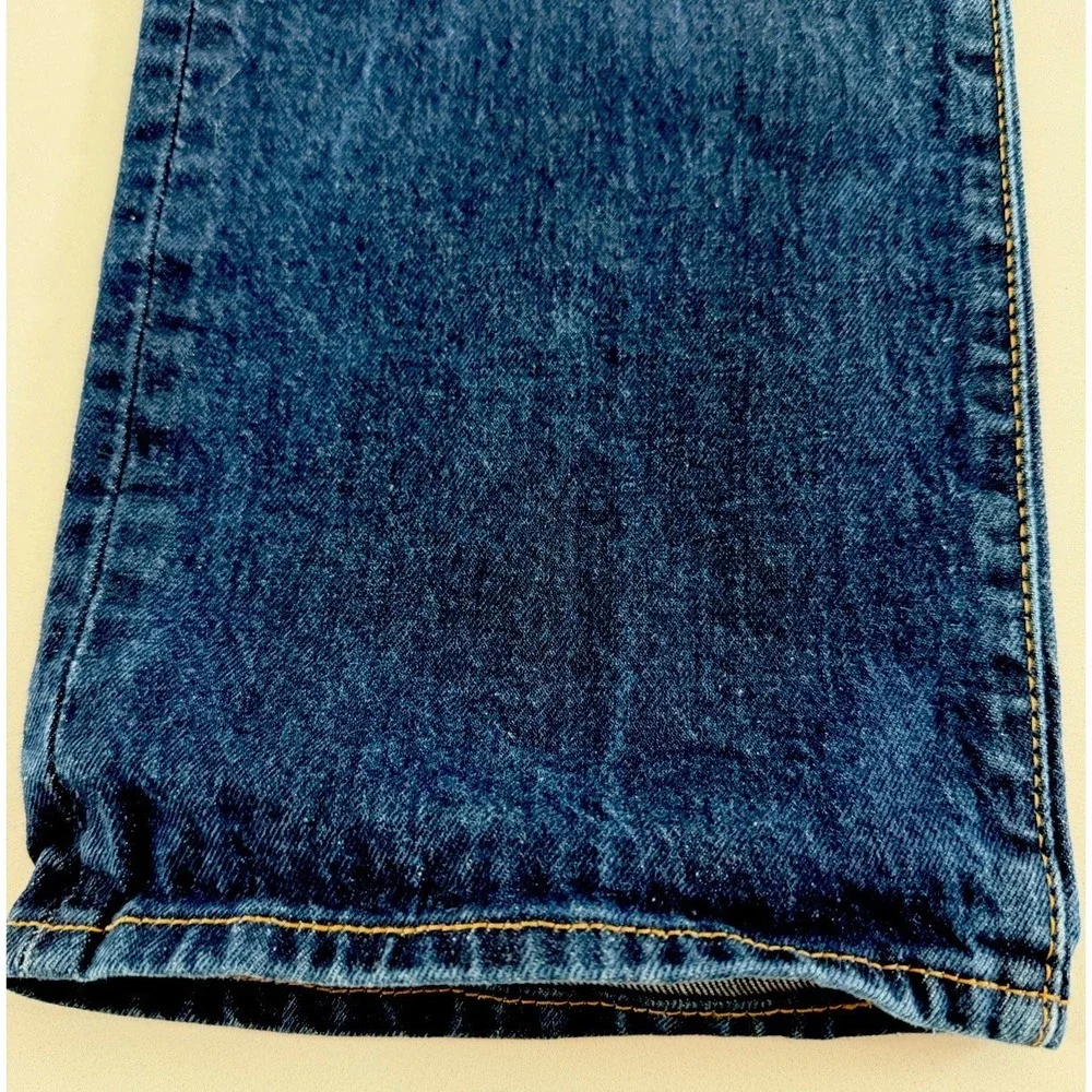 Levi's 501 Men's Denim Jeans 38X34 Button Fly Straight Leg Red Tab